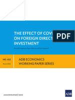 Effect Covid 19 Foreign Direct Investment
