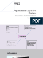 Arquitetura Dos Engenheiros Ecletismo: Teoria E História Da Arquitetura E Do Urbanismo Ii