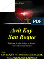 Awit Kay San Roque