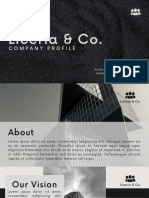 Monochrome Elegant Professional Company Profile Presentation 169