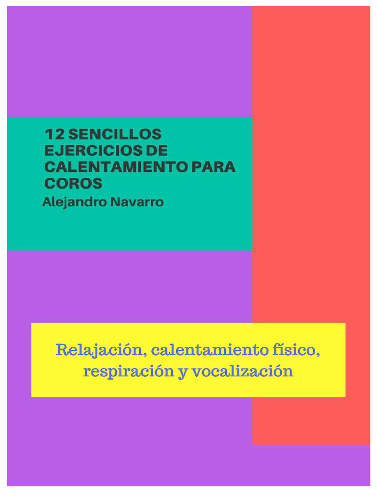 Ejercicios de Calentamiento Vocal para Coro | PDF | Sonido