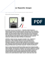 Materi Cara Mengukur Kapasitor - Dioda-Transistor