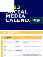 2023 Social Media Calendar