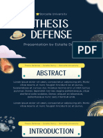 Blue Illustrated Thesis Defense Presentation