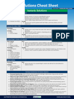 IV Solutions Cheat Sheet