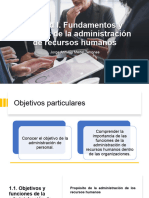 Unidad I. Fundamentos y Desafíos de La Administración de Recursos Humanos