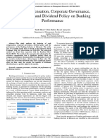 Cash Compensation, Corporate Governance, Ownership, and Dividend Policy On Banking Performance