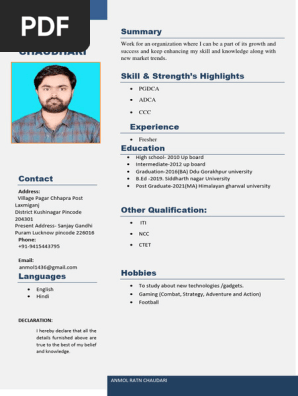 BEST CV
