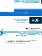 1-180925-Practice Drawing Involute Gear Using Mathematica