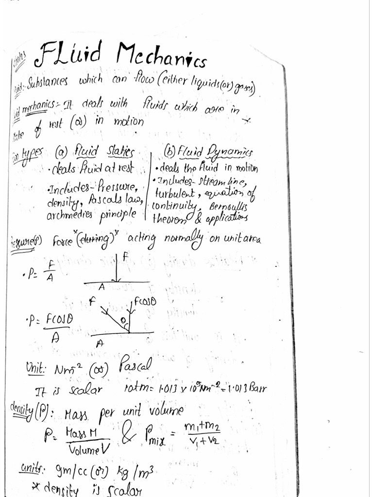 Fluid Mechanics | PDF