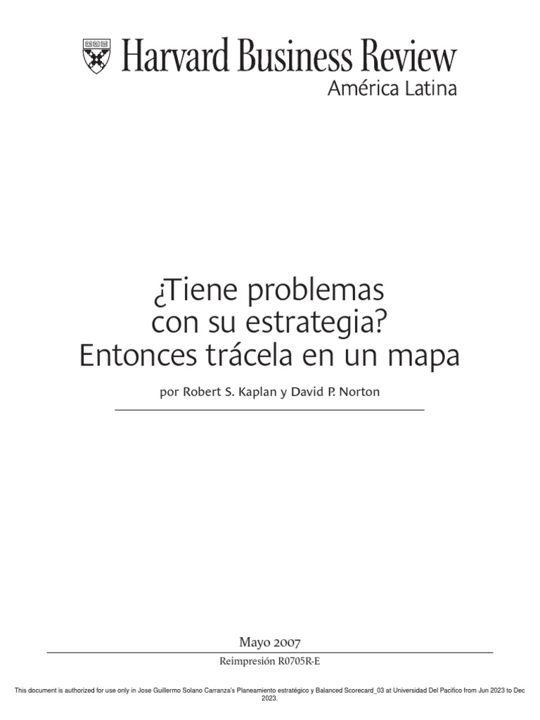 L4 Having Trouble With Your Strategy R00509 Pdf Spa Pdf Producto