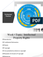 Week 7 Intellectual Property Rights