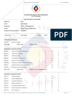 Universiti Malaysia Sarawak Pre-Transcript