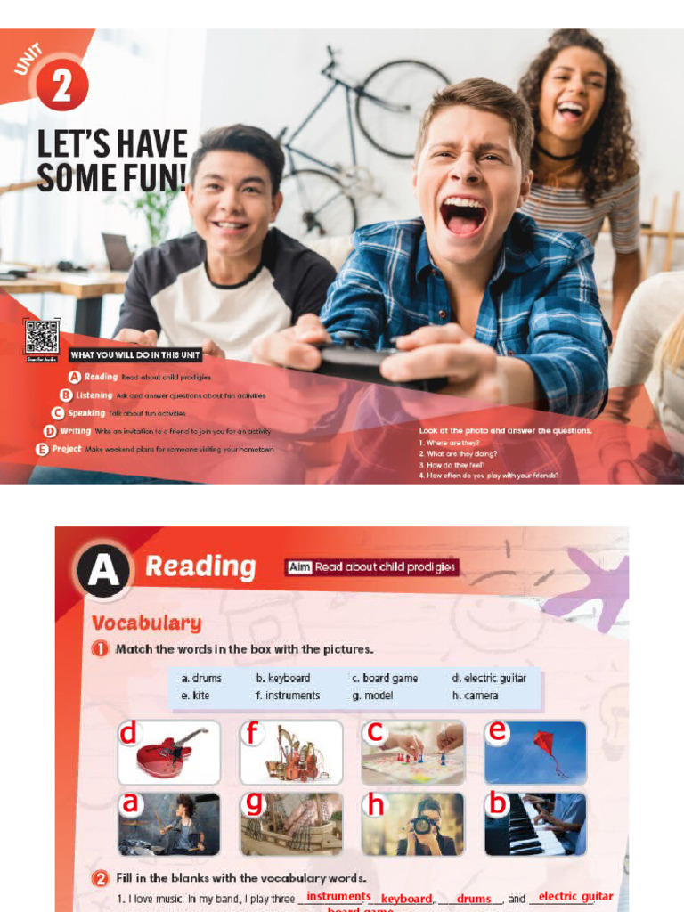 Activities & Preferences Guide | PDF