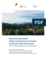 Mainstreaming Gender Within Local Government Climate and Disaster Risk Assessments