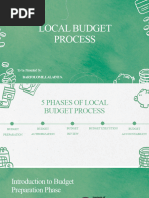 Local Budget Process - First 3 Phases ONLY (PREPARATION, AUTHORIZATION, REVIEW)