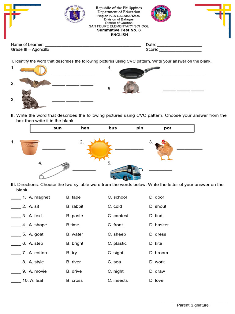 Summative Test 3 | PDF