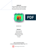 Makalah ' Project Pratik Lintas Informatika": Teknologi Informasi Dan Komunikasi