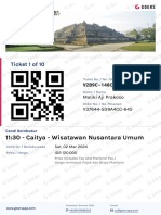 (Venue Ticket) 11 - 30 - Caitya - Wisatawan Nusantara Umum - Candi Borobudur - V37644-5D9A4CC-645