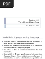 C Programming Lecture 02