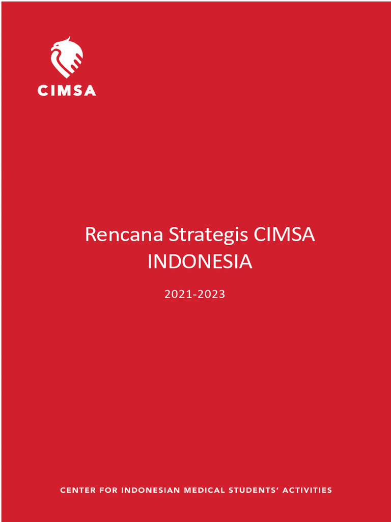 Rencana Strategis CIMSA 2021-2023 | PDF