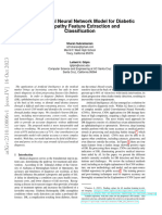 Convolutional Neural Network Model For Diabetic Retinopathy Feature Extraction and Classification