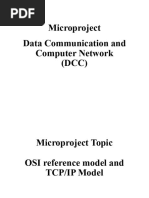 DCC Microproject