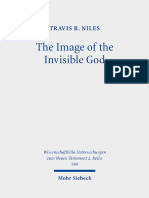 Travis R. Niles. The Image of the Invisible God. Tubingen