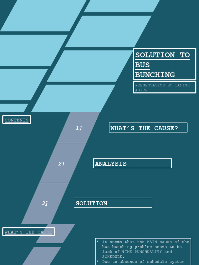 Solutions to Bus Bunching Issues | PDF | Bus | Transport