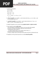 2.2 Inequalities