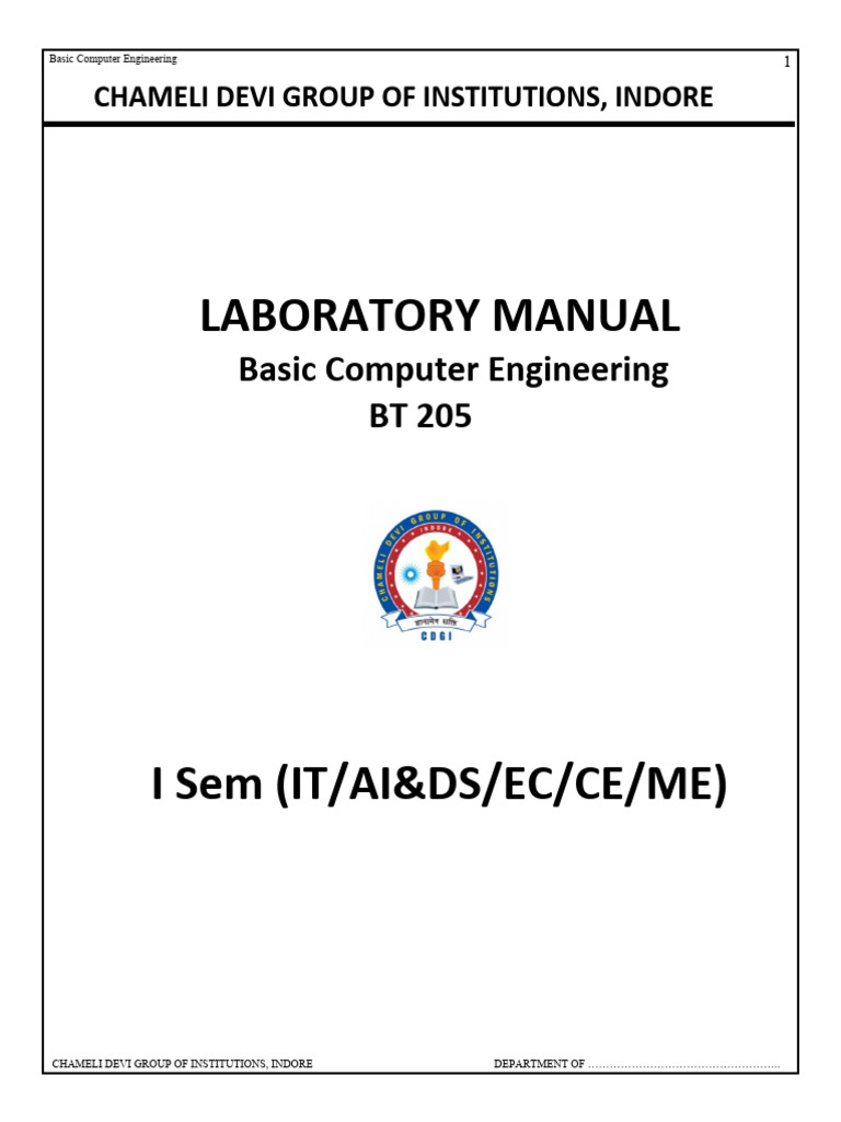 Basic Computer Engineering Lab Manual | PDF | Queue (Abstract Data Type ...