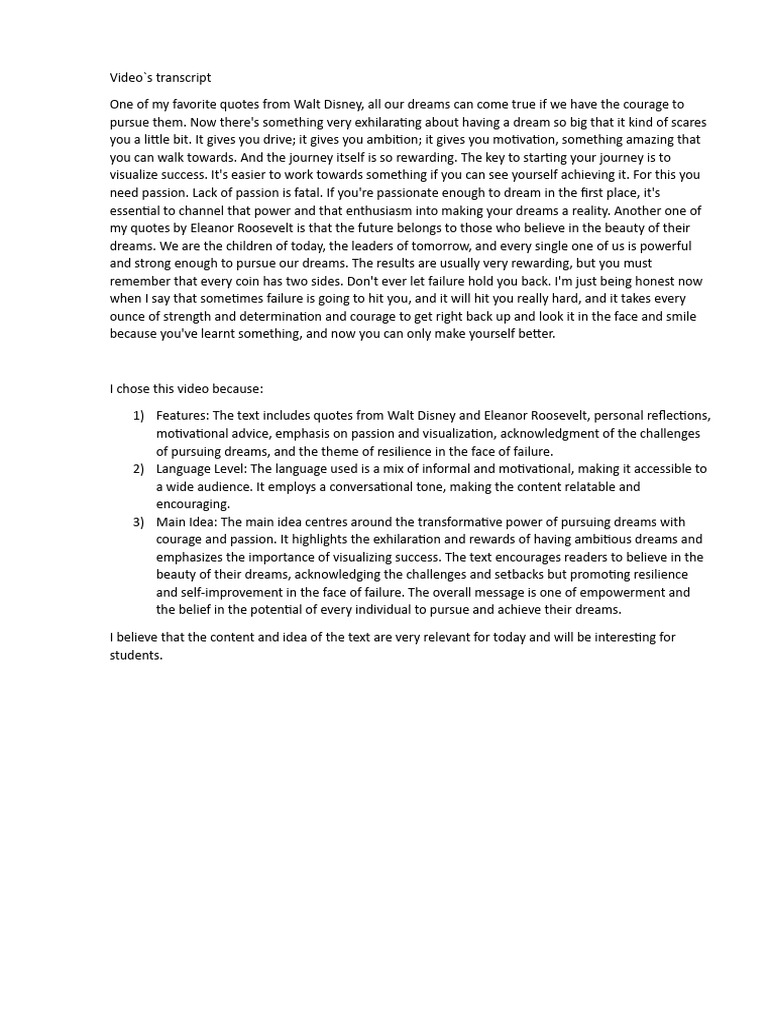 analysis transcript | PDF