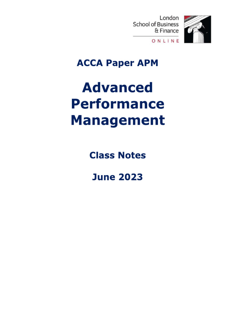 APM Book and Notes Overview | PDF