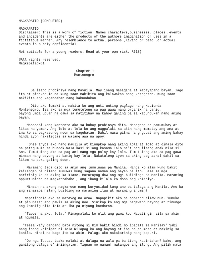 Magkapatid Completed Pdf