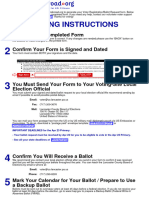 FPCA Instructions Lancaster PA Ballot