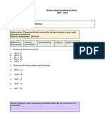 Multiplication and Division Worksheet - 20!01!22 3