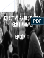 Colectivo Antiespecista Grito Animal. Edición III