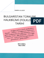 Embiya Ulusoy - Bulgaristan Türkleri Halkbilimi Tarihi