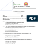 Qtr. 2 Assessment 4 in Health6 2020