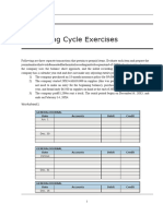Accounting Cycle Exercises III