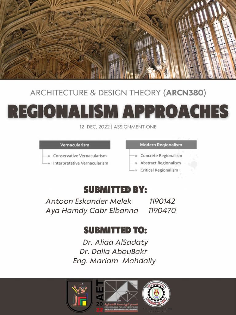 Curated visual reference: Regionalism Approaches Architectural Design Theory Photo Inspiration