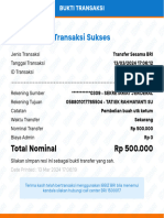 Transaksi Sukses: Total Nominal RP 500.000