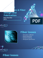 fiber losses and cables