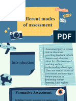Group 3 Modes of Assessment