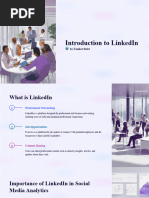 LinkedIn PPT - (Social Media Analytics)