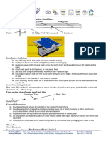 Installation Guidence of Sound Control Panel With Drawing