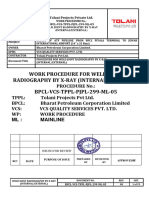 Ml-05 Work Procedure For Weld Joint Radiography