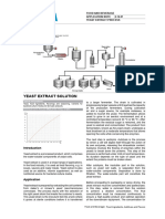 Yeast Extract Process Application Note B212097EN