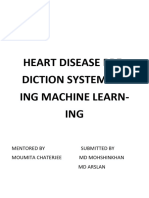 Heart Disease Prediction System Using Machine Learning