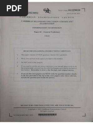 CSEC-INFORMATION-TECHNOLOGY-PAPER-2-2023